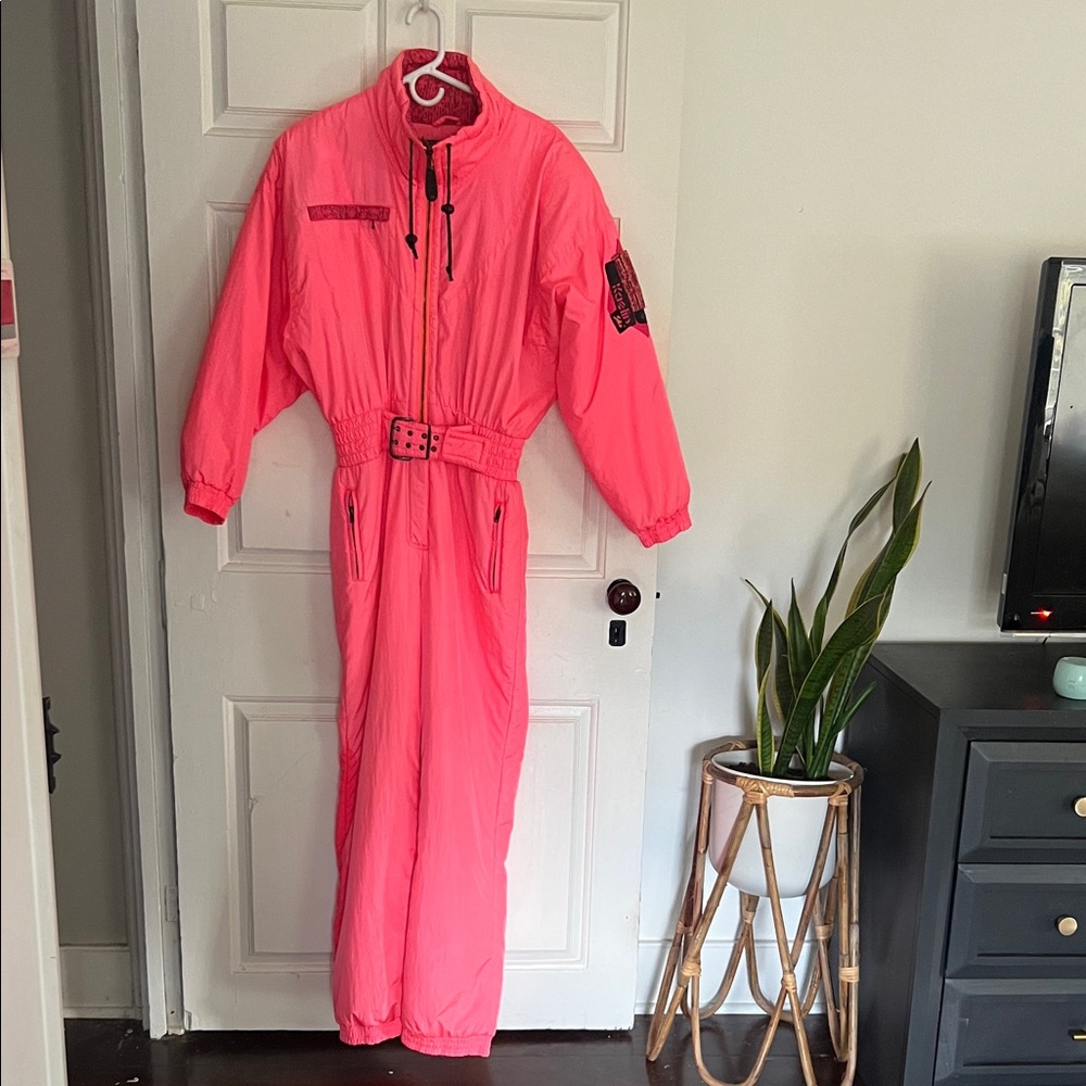 Vintage belted Kaelin Ski suit